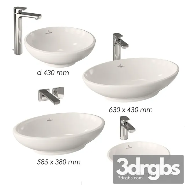 Villeroy Boch Loop Friends Sink 3D Model Download