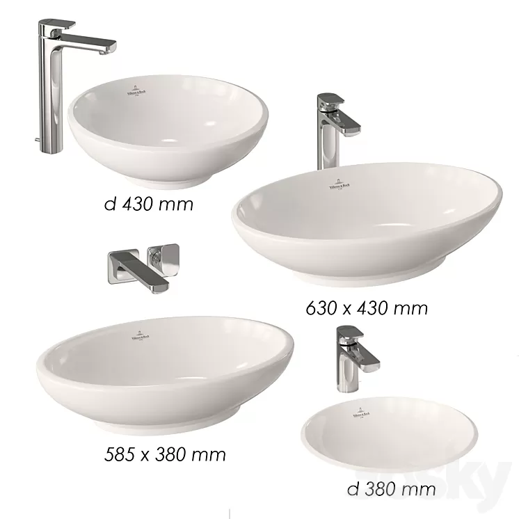 Villeroy & Boch - Loop & Friends Sink 3D Model
