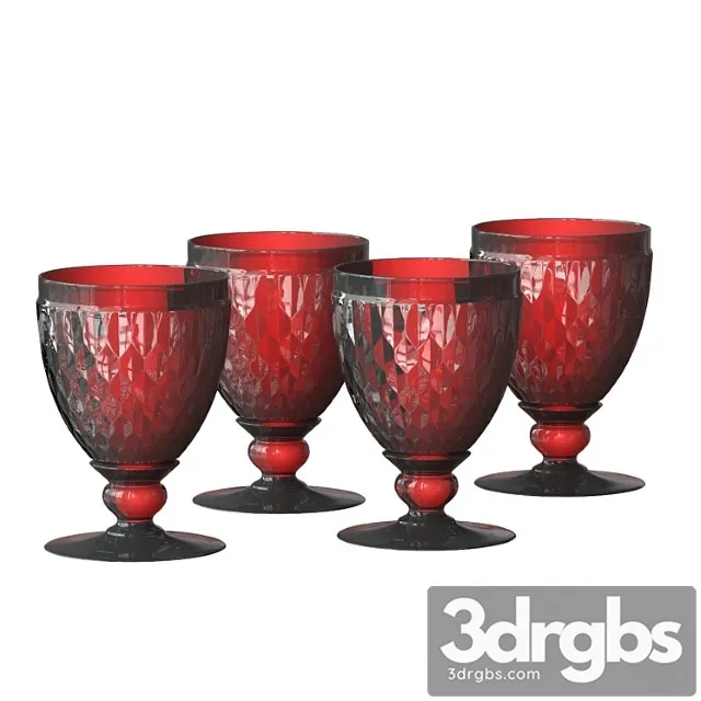 Villeroy Boch Red Wine Glass 3D Model Free