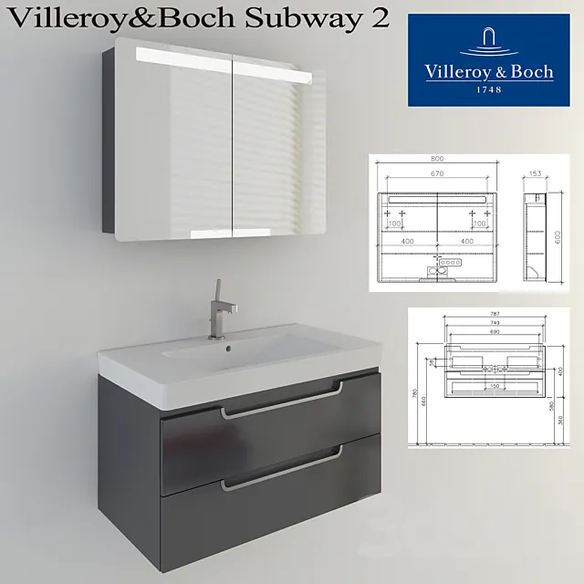 Villeroy&Boch Subway 2.0 3DModel