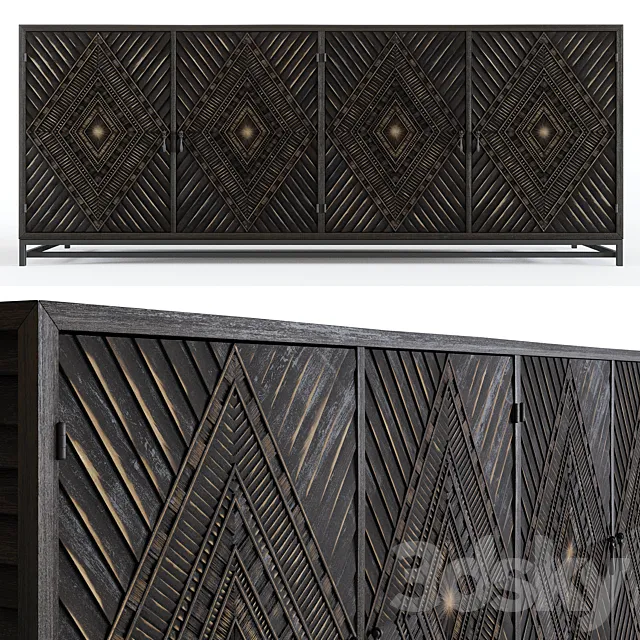 Villiers chest of drawers by Alfonso Marina 3D Model