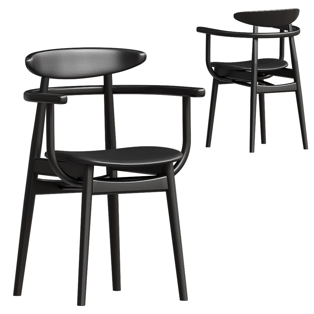 Vincent Sheppard - Armchair Teo dining upholstered 3D Model