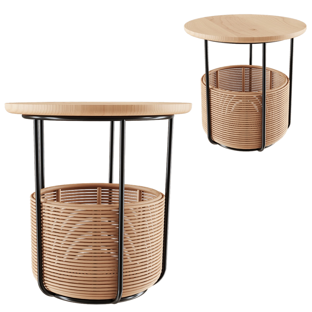 Vincent Sheppard - Basket table Medium 3D Model