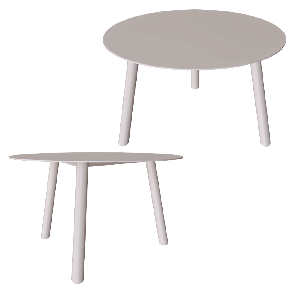 Vincent Sheppard - Coffee tables Lilo 60 3D Model