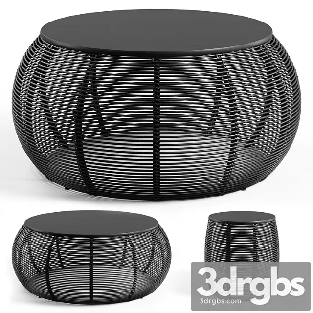 Vincent sheppard - ivo side table - black