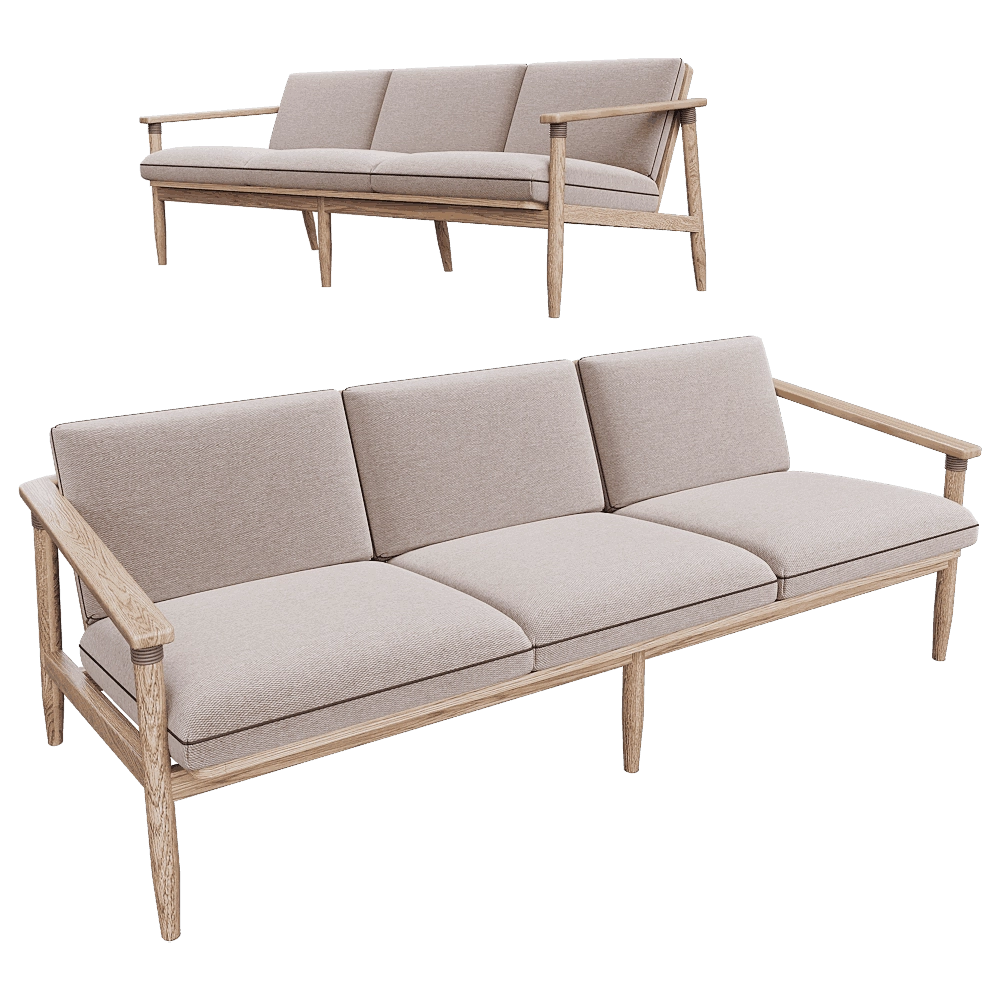 Vincent Sheppard - Lounge sofa David 3S 3D Model