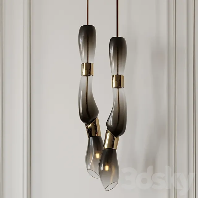 Vincenzo De Cottis Pendant Lamp by De Cotiis 3D Model