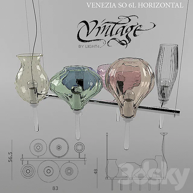Vintage _ VENEZIA SO 6L Horisontal 3DModel
