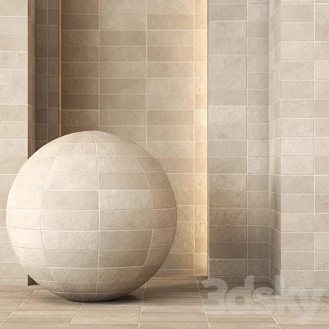 Vintage Brick Texture 4K - Seamless 3D Model