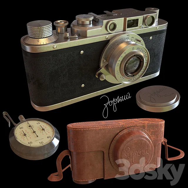 Vintage camera Sharp 3DModel