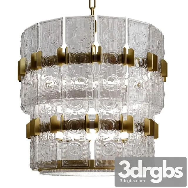 Vintage Chandelier Red May 2 3D Model Free