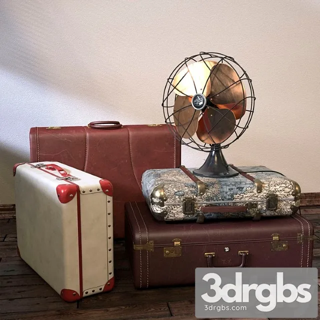 Vintage fan &amp 3D Model Free