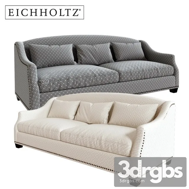 Vintage Langford Sofa 3D Model Free