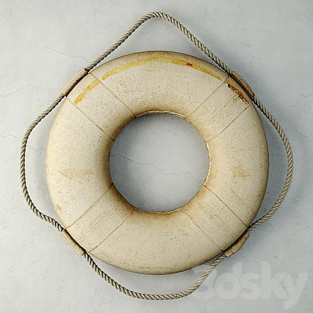 Vintage Life Preserver 3DModel