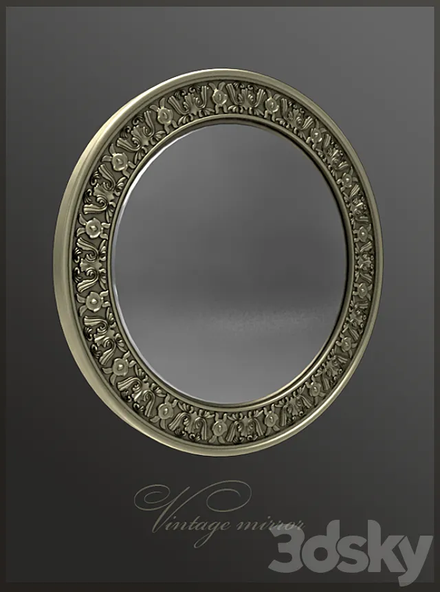 Vintage mirror 3DModel