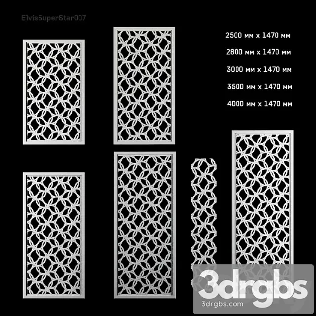 vintage partition 3D Model Free