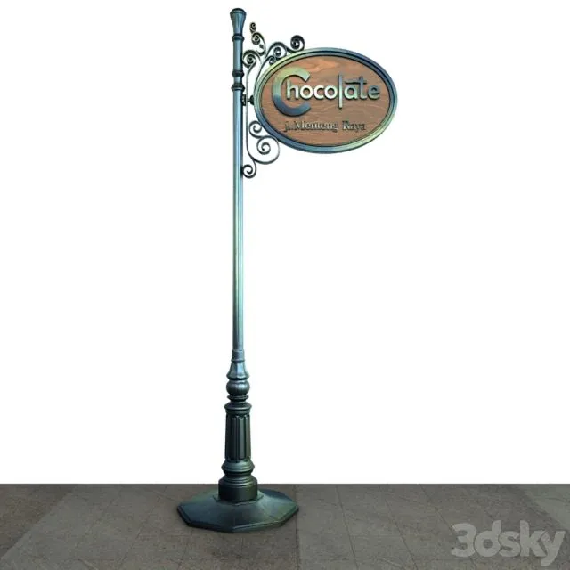 Vintage Signage 005 3D Model