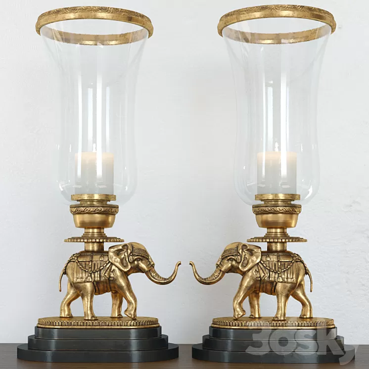 vintageelephantlamp 3D Model