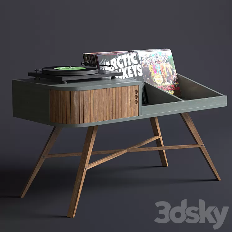 Vinyl table 3D Model