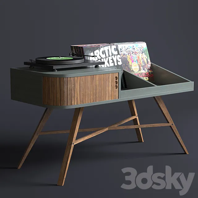 Vinyl table 3DModel