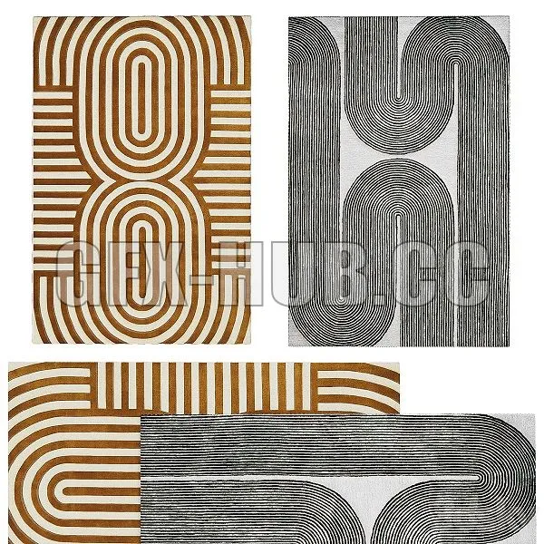 Viper and Walter Rug 3D Model