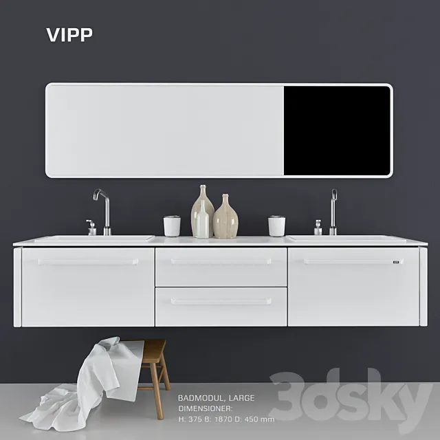 VIPP BADMODUL Larg 3DModel