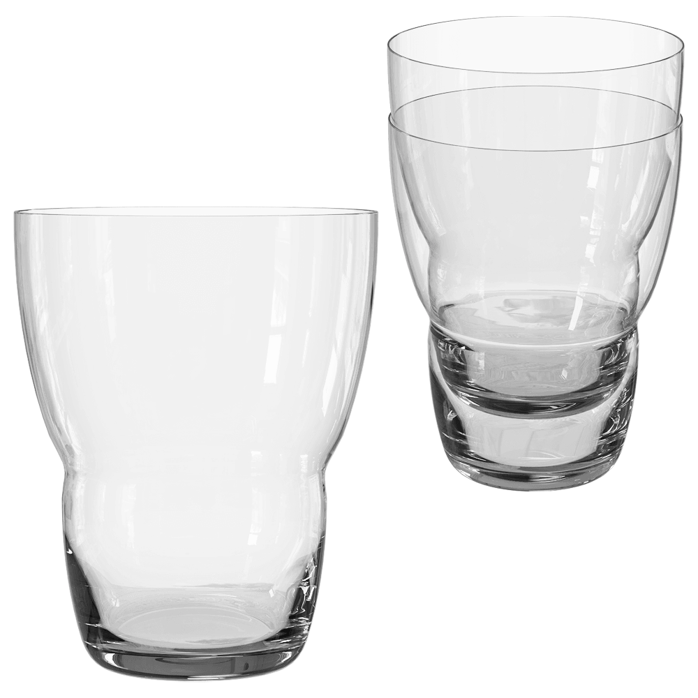 Vipp - Glass 5 oz 2 pcs. 3D Model