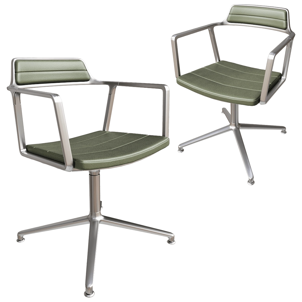 Vipp - Green swivel chair 3D Model