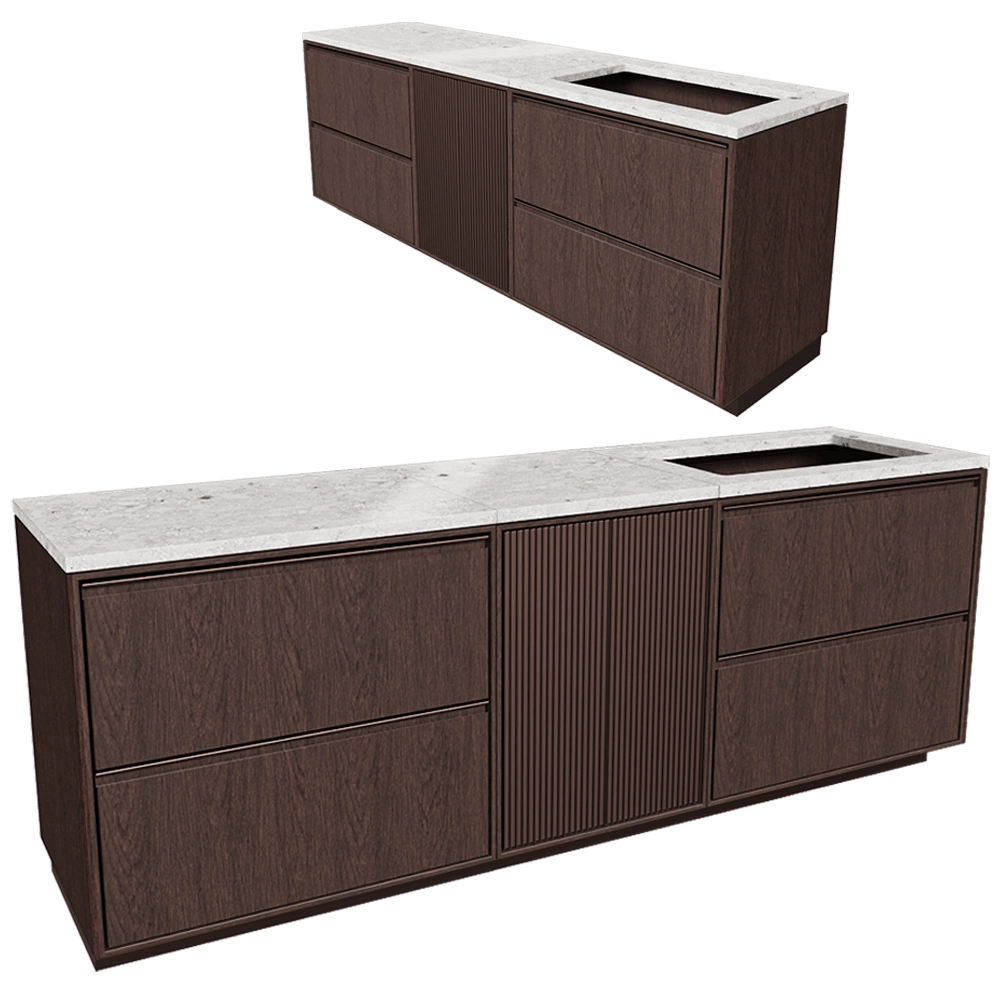 Vipp - Kitchen Vipp V2 wall module 3D Model