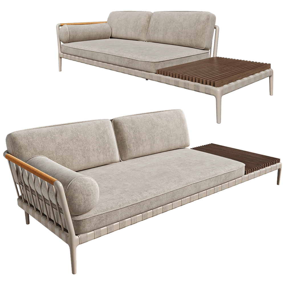 Vipp - Open-Air sofa table end(left or right) 3D Model