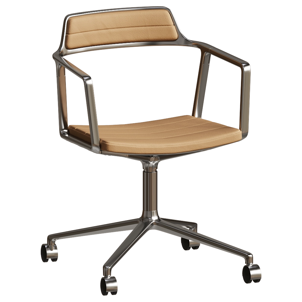 Vipp - Swivel chair Castors 3D Model