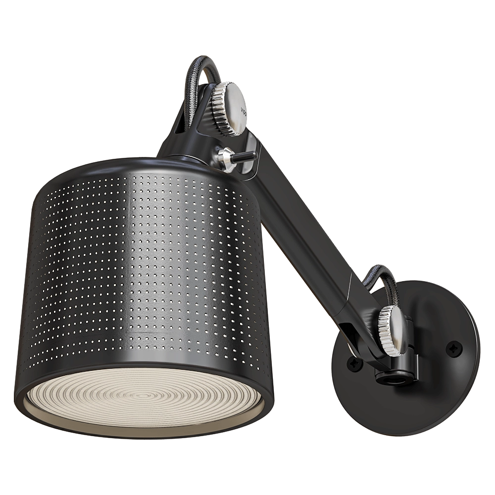 Vipp - Wall lamp WALL LAMP SMALL BLACK 3D Model