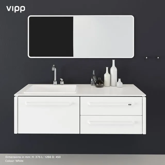 Vipp_BATH MODULE MEDIUM (SINK LEFT) 3D Model