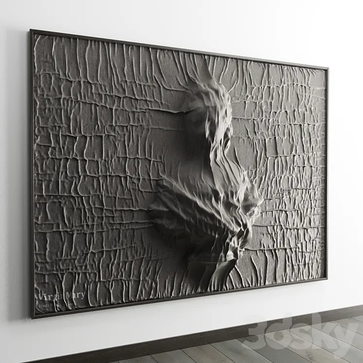 Virgin Mary Arch Frame 02 3D Model Free