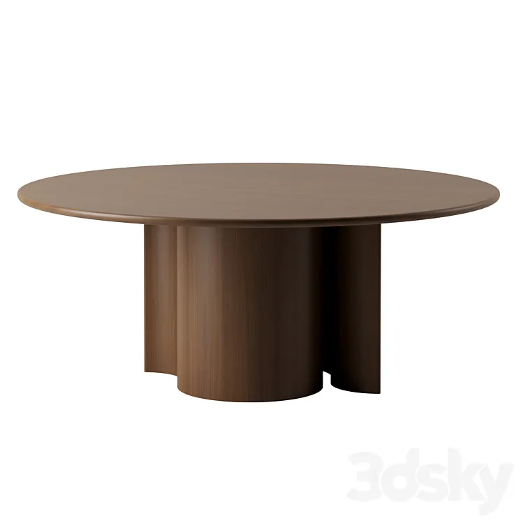 Virginia dining table by Serax 3D Model Free
