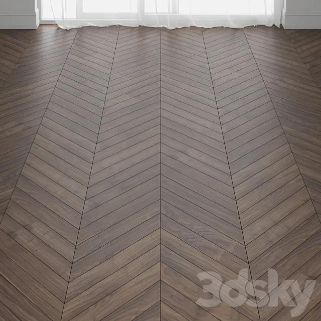 Virginia Walnut Parquet Floor in 3 types Free Download