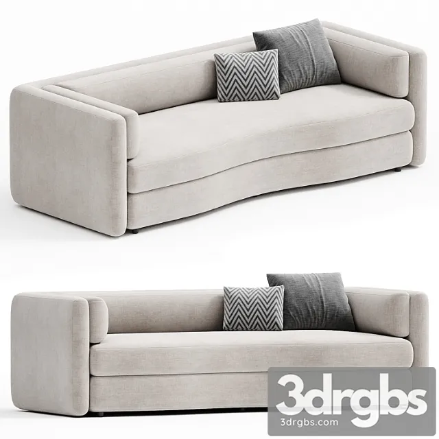 Virgule Sofa 3D Model Free