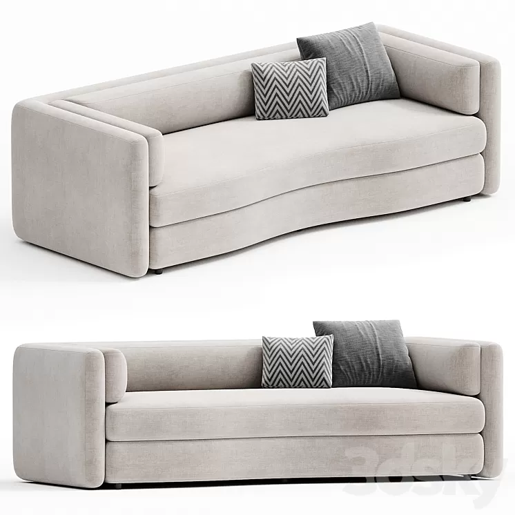 Virgule Sofa 3D Model