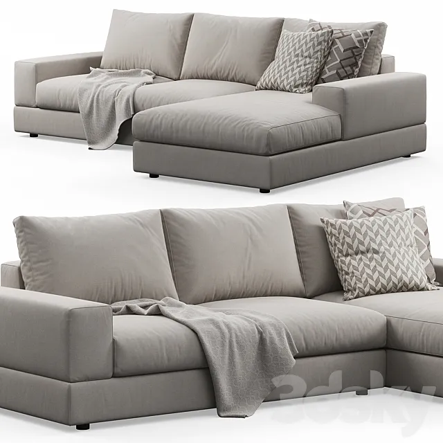 Vision Corner Sofa by Doimo Salotti 3DModel