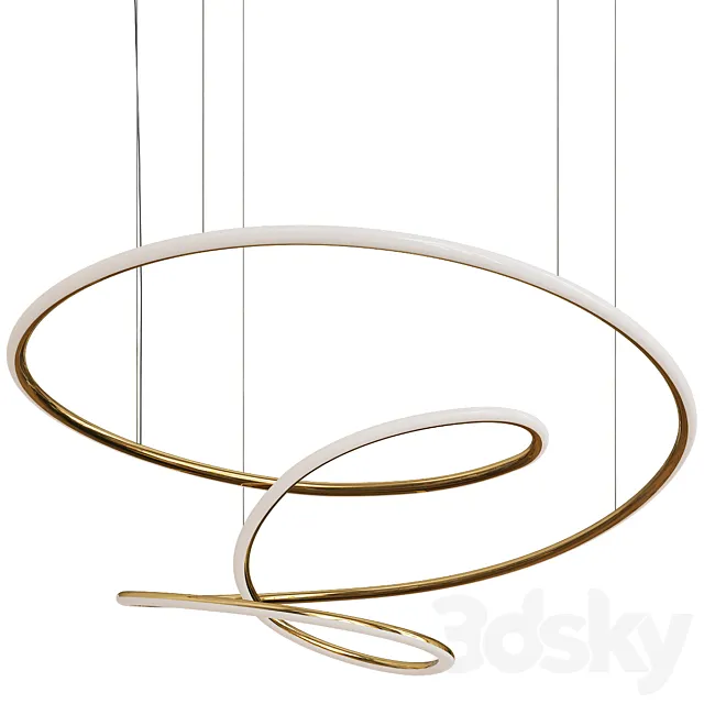 VISIONARY Spiral Pendant Light 3D Model