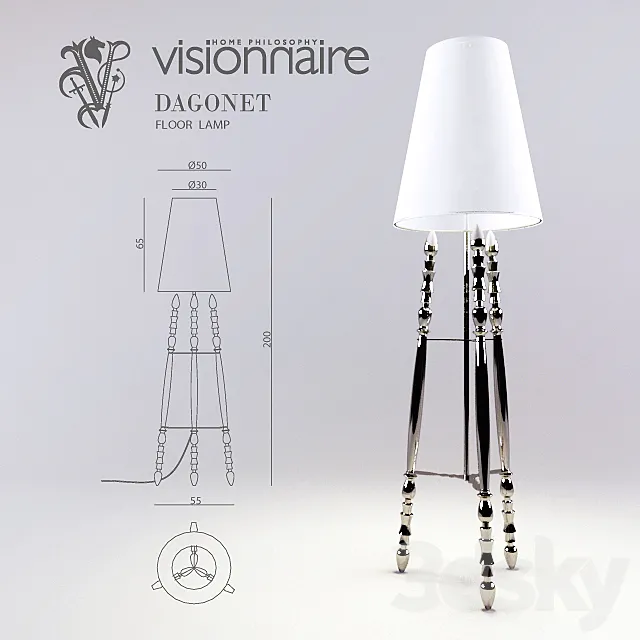 Visionnaire _ DAGONET 3D Model