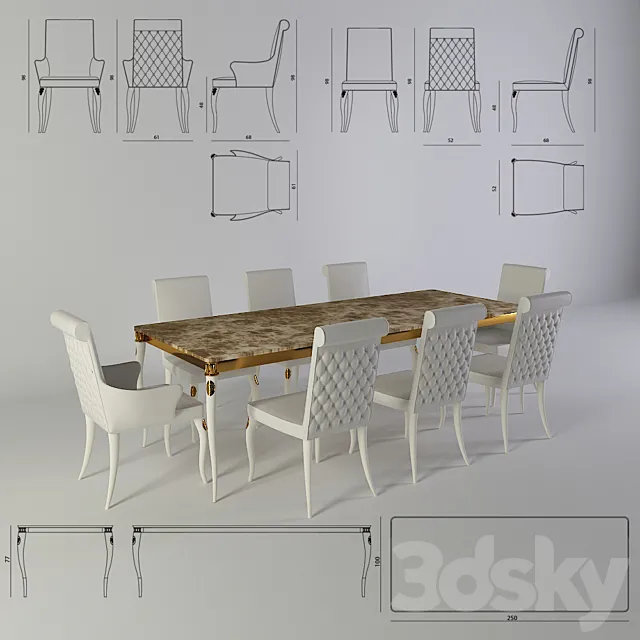 Visionnaire _ Esmeralda 3DModel