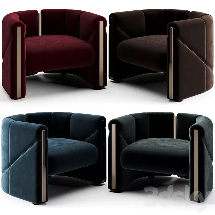Visionnaire Armchair Petra 3D Model
