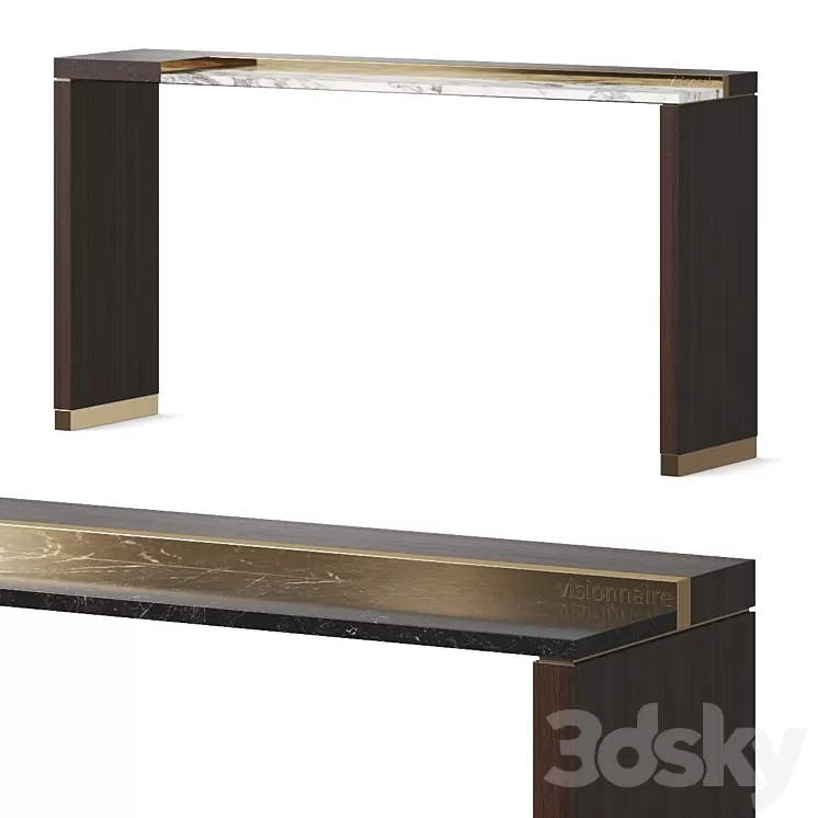Visionnaire Barbican Console Table 3D Model
