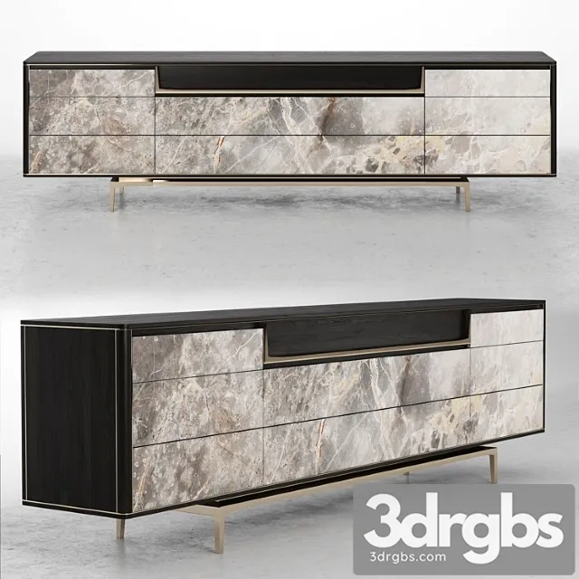 Visionnaire barney lacquered sideboard 2 3D Model Free