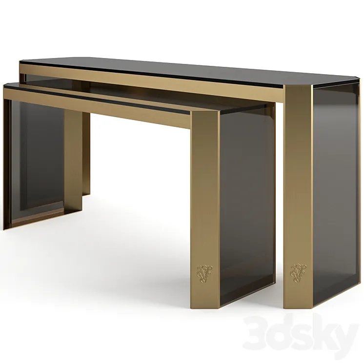 Visionnaire Barret console 3D Model Free