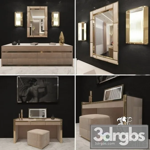 Visionnaire Barrymore Collection 3D Model Free