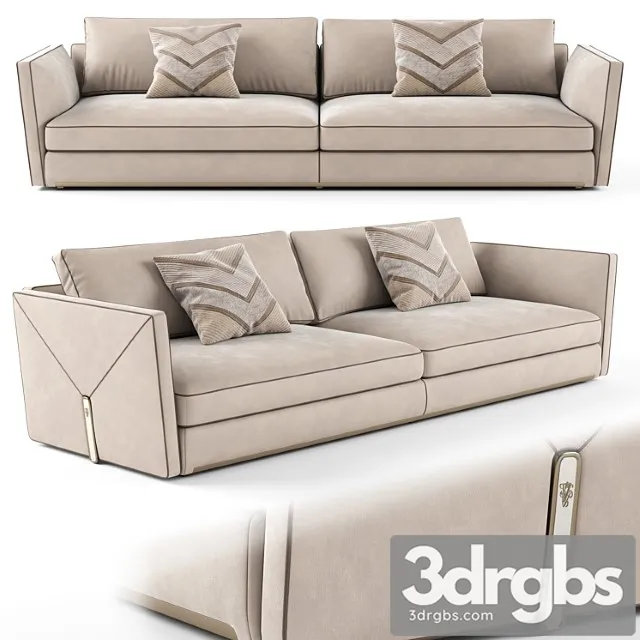 Visionnaire bastian 3 seater sofa 01 2 3D Model Free