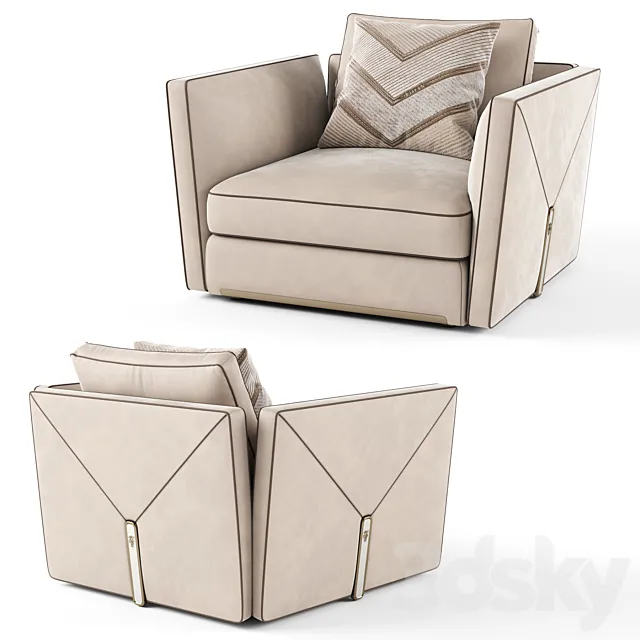 Visionnaire Bastian Armchair 3DModel