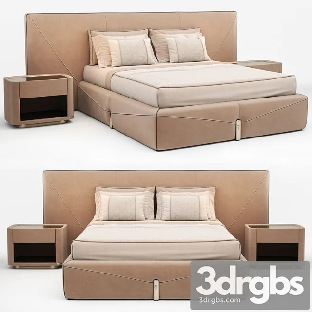 Visionnaire Bastian Bed 3 3D Model Free